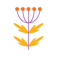 geometric flower illustration