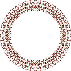 Beautiful flower art and mandala vector design