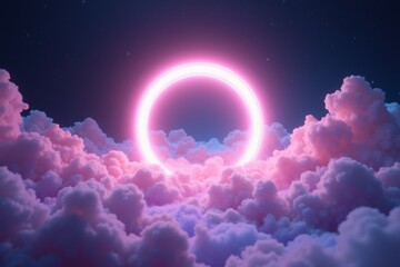 Cosmic Portal in Ethereal Clouds