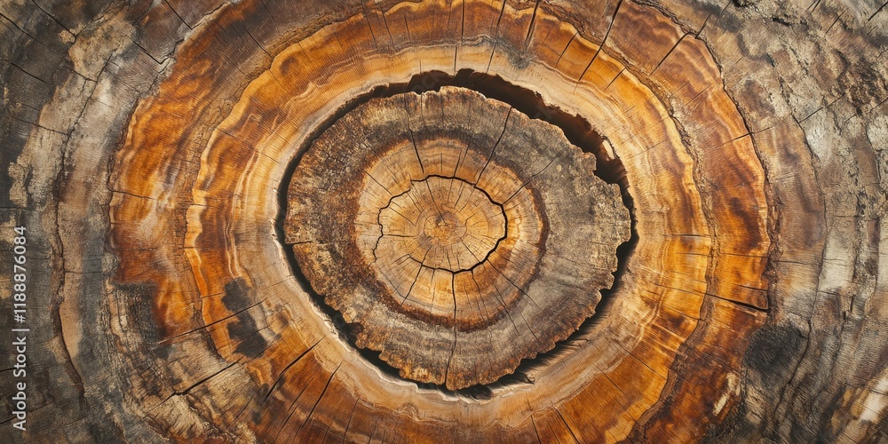 Leinwandbilder pine tree cross section showcases a detailed texture of a sectioned log, highlighting the intricate 