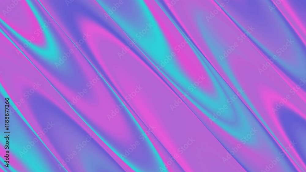 Poster light blue and pink color liquid wave flowing background. abstract beautiful gradient color animatio