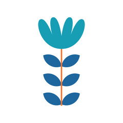 Obraz premium geometric flower illustration