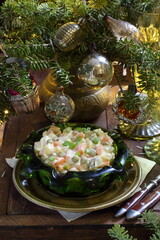 christmas table setting