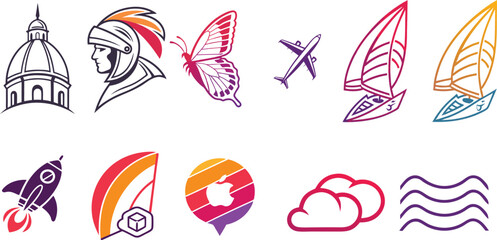 set of icons for web