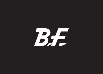 BF letter logo and initial logo design