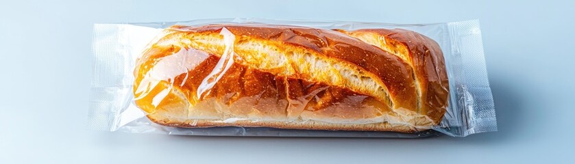 Freshly baked bread loaf bakery food photography minimalist setting close-up culinary delight