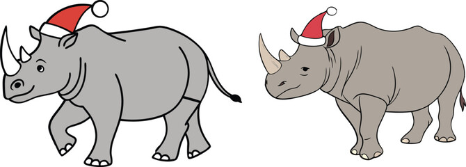 Rhinoceros bundle design art and illustrator eps