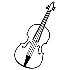 Fototapeta premium violin and bow