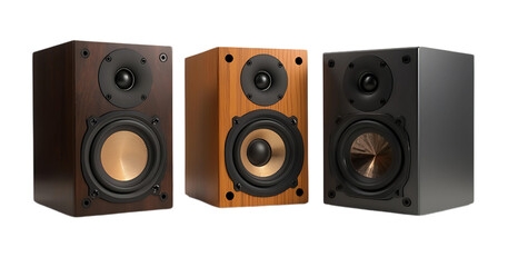 audio speaker isolated on white