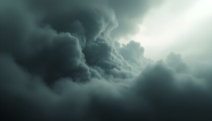 Black clouds. Clouds with dark background of black color. Bottomless clouds. Cloud frames loose clouds and backgrounds with cloud textures. Smoke trails black backgrounds appears to be isolated