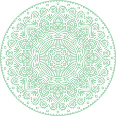 Beautiful flower art and mandala vector design