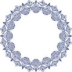 Beautiful flower art and mandala vector design