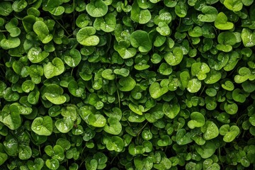 Vibrant botanical textures: unique patterns from lush green foliage for nature lovers and eco-friendly designs