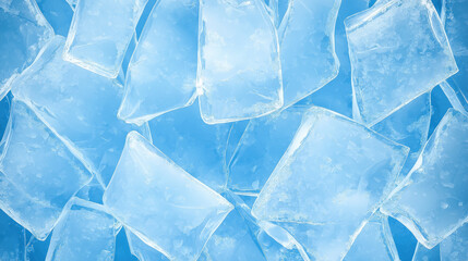 Obraz premium Crystal clear ice background