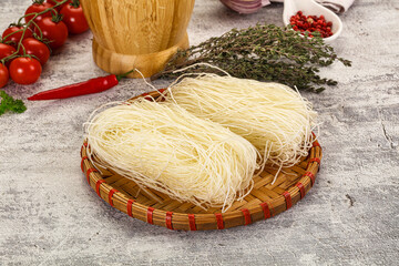 Dry Raw rice noodles Funchosa