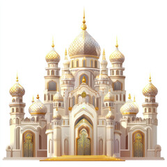 Obraz premium Ornate Golden Dome Palace