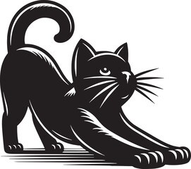 black cat silhouette