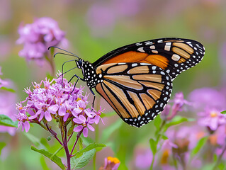 Obraz premium A detailed macro image of a butterfly