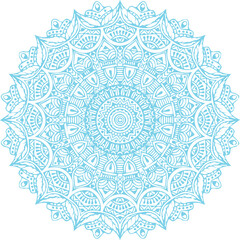 Beautiful flower art and mandala vector design