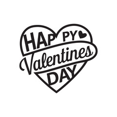 Happy Valentines Day icon vector