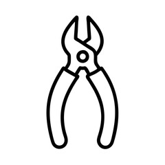 pliers isolated on white background