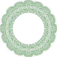 Beautiful flower art and mandala vector design