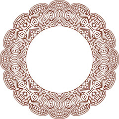 Beautiful flower art and mandala vector design