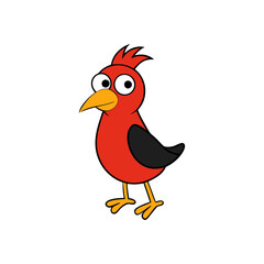 Finch Cartoon vector