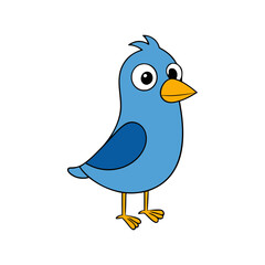 Finch Cartoon vector