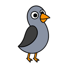 Finch Cartoon vector