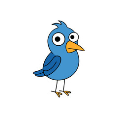 Finch Cartoon vector