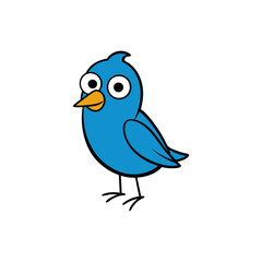 Finch Cartoon vector