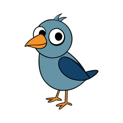 Finch Cartoon vector