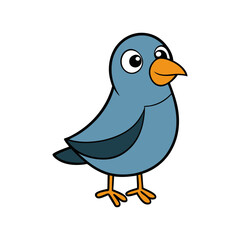 Finch Cartoon vector