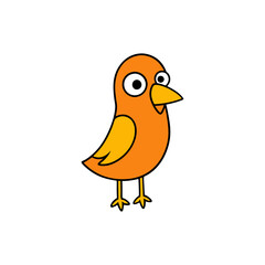 Finch Cartoon vector