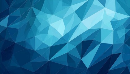 Obraz premium summary mild blue background polygonal texture