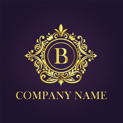 Vintage and luxury logo template Premium Vector, Royalty
