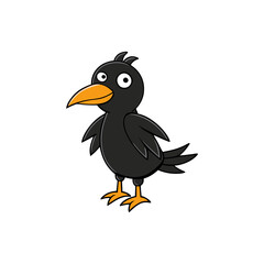 Crow Cartoon vector