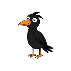 Crow Cartoon vector