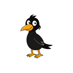 Crow Cartoon vector