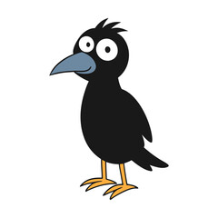 Crow Cartoon vector