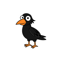 Crow Cartoon vector