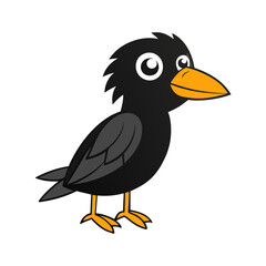 Crow Cartoon vector