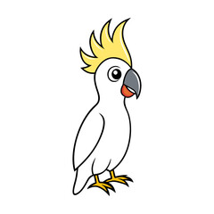 Cockatoo Cartoon vector