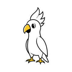Cockatoo Cartoon vector