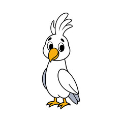Cockatoo Cartoon vector