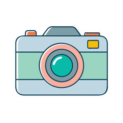 camera vector icon, camera vector illustration - simple illustration of camera, perfect for logos,and camera -themed designs.