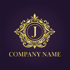 Vintage and luxury logo template Premium Vector, Royalty
