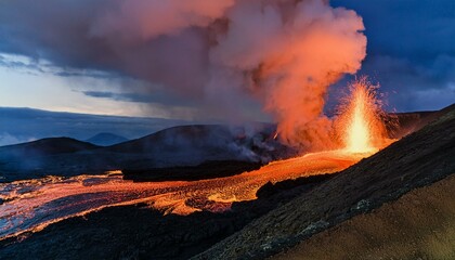 The eruption leaves a lasting impact on life.  