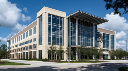 Fototapeta premium Exterior of an office building